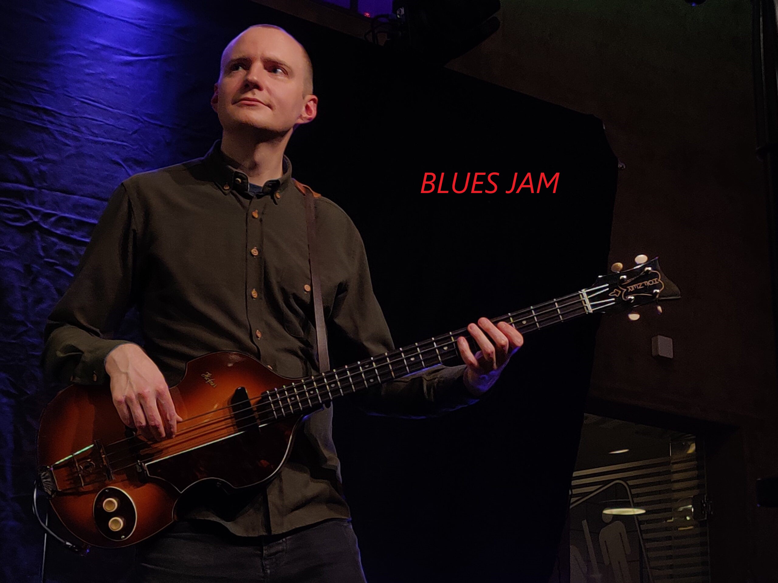 Blues Jam ved 
Laust Krudtmeier, Jake Green og Hans Rosenberg